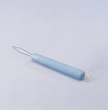 Rubber Handle Button Hook with Zipper Pull