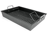 Review Chicago Metallic 69917 / Chicago Metallic Professional Nonstick Extra Large Roaster with Stainless Handles and Nonstick Rack