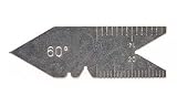 PEC Tools 5031 Chrome, Stainless 60 deg Center Gage