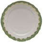 11" Service Plate - Herend Fish Scale Green AV