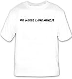 No more landmines! T-shirt Large White