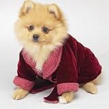 Dog Robe - Distinguished Dog Smoking Jacket for the Male Dog in Your Life - Large