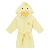 Infant Just One Year Hooded Bathrobe - Yellow