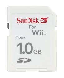 SanDisk Wii Gaming SD Memory 1 GB (retail package)