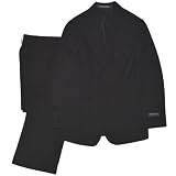Perry Ellis Portfolio Boys 8-20 Text Suit 2 Piece Set
