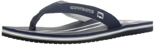 Quiksilver Men’s Dallas Cowboys NFL Flip Flop,Blue/Grey,14 M US