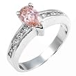 Everyday Elegance Drop Ring - Pink