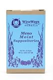 MenoMoist Suppositories 12 pack - Natural Herbal Suppository for Menopause