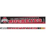 Ohio State University Buckeyes 6-Pack Licensed Pencils