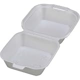 Foam Clamshell Burger Boxes Large. Pack quantity 500.