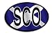 Scotland Wavy oval decal