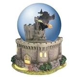 WIZARD OF OZ Movie Wicked Witch Over Castle Snow Globe New