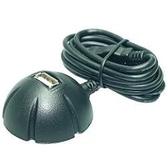 Logilink Verl�ngerungskabel USB 2.0 mit Docking Station - USB-Kabel - USB Typ A, 4-polig (M), CU0013