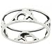Ladies Jumping Dolphin Ring in Sterling Silver 925