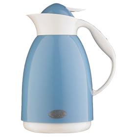 Thermos Paris Carafe 1.0L White/Pale Blue