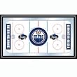 NHL Edmonton Oilers Framed Hockey Rink Mirror