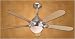 European Style Lugano Brushed Nickel Fan