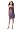 David's Bridal Short Charmeuse Dress with Draped Skirt Style F14090, Wisteria, 2
