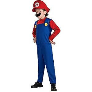 Super Mario Bros Mario Costume Toddler 2T-4T