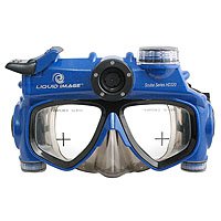 Liquid Image 5.0MP Video Scuba Mask - Blue (HD320)