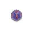 Chessex Opaque 16mm Purple and red d12