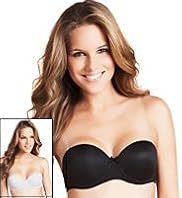 2 Pack Strapless Padded A-D Bras