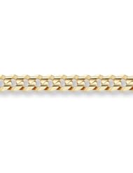 14K Gold 11mm Curb Link Chain