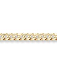14K Gold 11mm Curb Link Chain