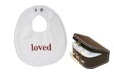 Loved Bib in Mini-Suitcase