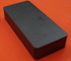 Ceramic Magnets 1-7/8" X 7/8" x 3/8" Block - Set of 2