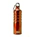 Oggi Lustre Aluminum Sport Bottle, Red