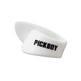 Pickboy Thumb pick, White, Cellulose, 1.50mm, XL, 25 picks