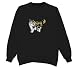 norwegian forest - Norwegian Forest Cat- Image - Sweatshirt T-Shirt, Black, X-Large