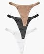 Calvin Klein Women's Microfiber Mix Low Rise Thong #D2960