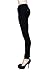 VIRGIN ONLY Women's Button Zipper Skinny Trousers Pants