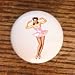 A VARGAS PINUP GIRLS CALENDAR GIRL - FEBRUARY 1945 - DRAWER PULLS KNOBS