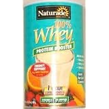 Protein Booster, 100% Whey, Vanilla, Fat Free, 24 oz.
