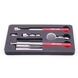 T and E Tools TAETE8850 5 Piece Deluxe Steel Mirror and Magnet Set