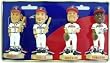Cleveland Indians Forever Collectibles Mini Bobble Head Set - Baseball Sports Merchandise