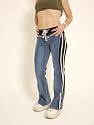 Fitness Jeans Jogginghose mit coolem Tattoo - Druck - Freizeithose -Trainingshose