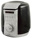 Lloytron 1 Litre Compact Deep Fat Fryer Black with Grey Trim (E813BK)