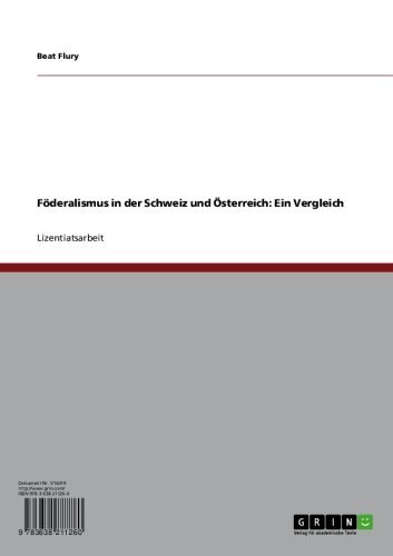 Föderalismus in der Schweiz und Österreich: Ein Vergleich (German Edition)