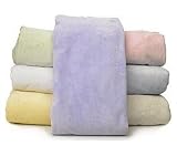Heavenly Soft Chenille Lavender Cradle Sheet