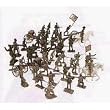 54mm Gettysburg Union/Confederate Figure Playset (50pcs) (Bagged) (Americana) 1-32 BMC