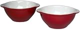 Emile Henry Couleurs Red Gratinee Bowls, Set of 2