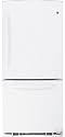 GE : GBSC0HCXWW 20.3 cu. ft. Bottom-Freezer Refrigerator - White