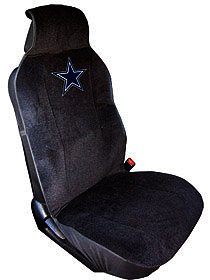 Dallas Cowboys Seat Cover Made Out Of A Durable Poly-Velour Material Stain Resistant