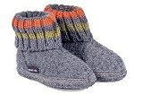 Haflinger Felt Boots Paul graphite Wool Felt Middle