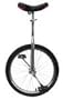 16", Steel, Chrome, Unicycle