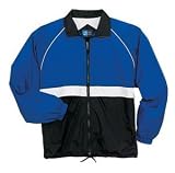 Sport-Tek - Youth Colorblock Nylon Jacket Royal/White/Black-S